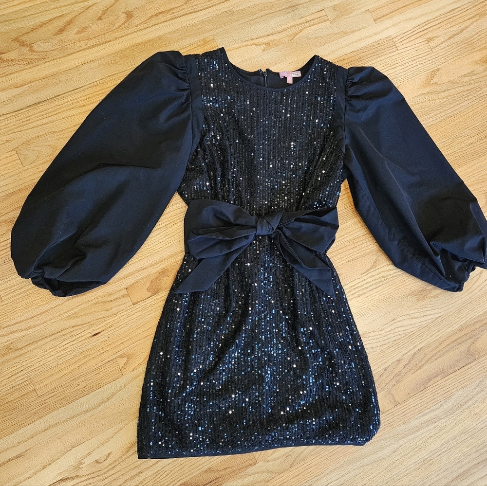 LDT brand Black Sequin dress